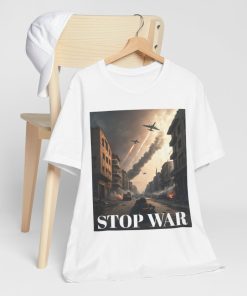 Özel Tasarım Baskılı T-Shirt | STOP WAR